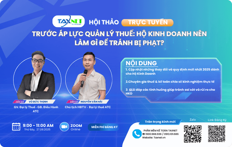 Hội thảo trực tuyến Taxnet