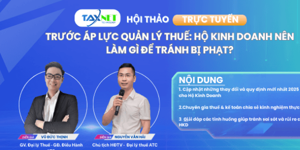 Hội thảo trực tuyến Taxnet